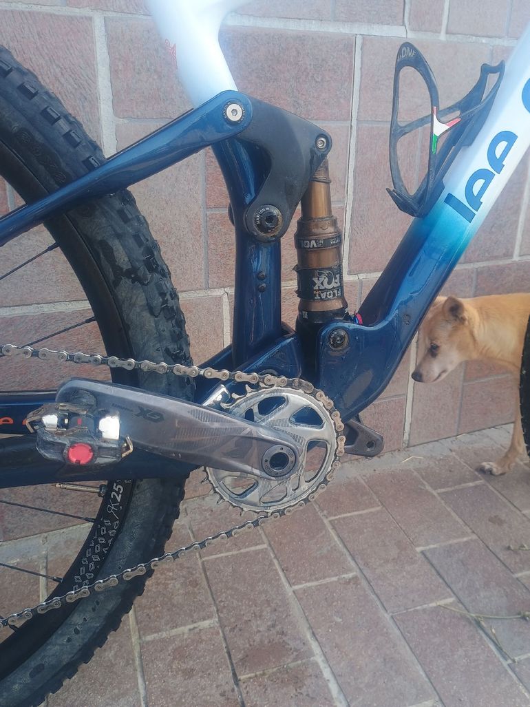 Gebrauchtes Lee Cougan Custom SRAM GX Eagle AXS 2023 Mountainbike, Blau — Bild 6 von 7