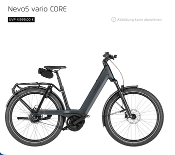 Używany Riese & Müller Nevo5 Vario Core, BJ 2026 2026 Urban & Touring