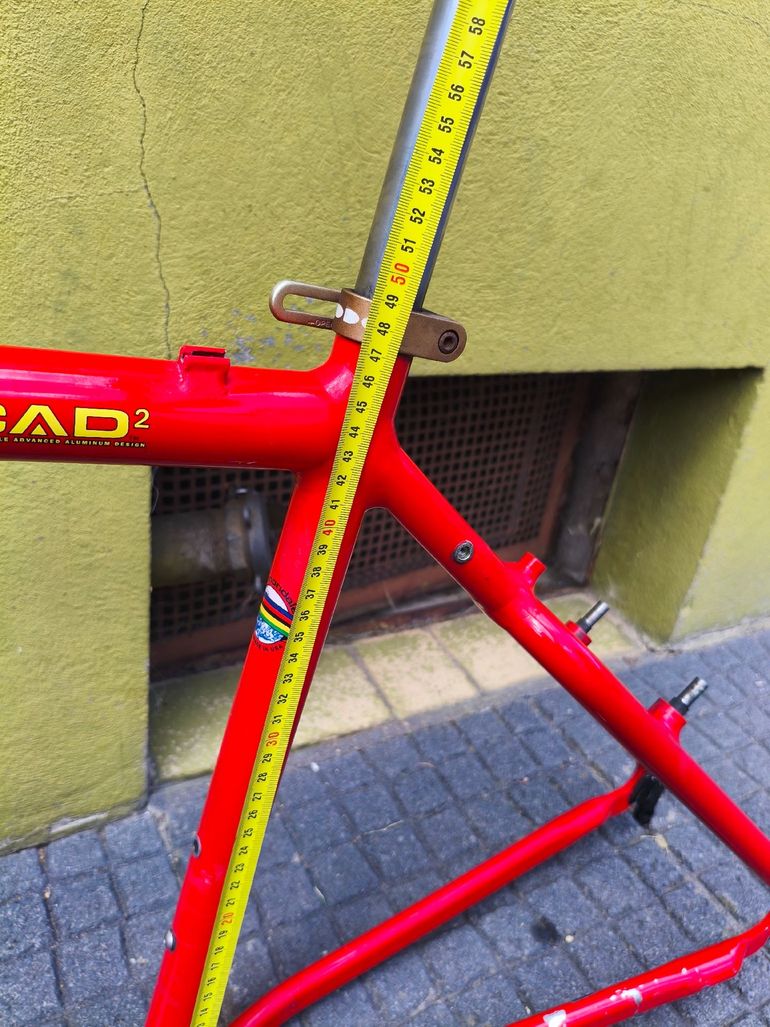 Gebrauchtes Cannondale Custom Frameset 1996 Mountainbike, Rot — Bild 4 von 10