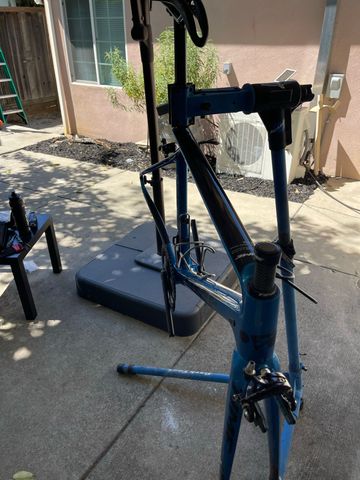 Used Time Alpe d'huez Frameset 2022 Road & Gravel, Blue — image 6 of 6