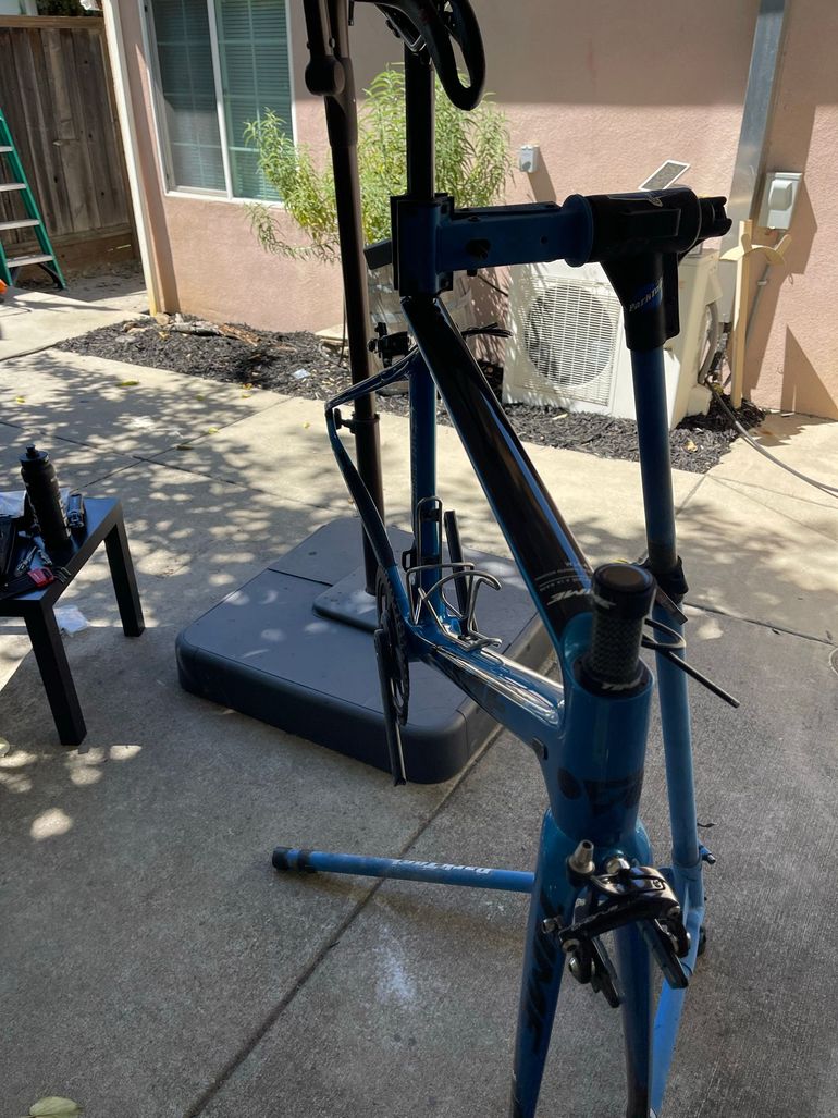 Used Time Alpe d'huez Frameset 2022 Road & Gravel, Blue — image 6 of 6