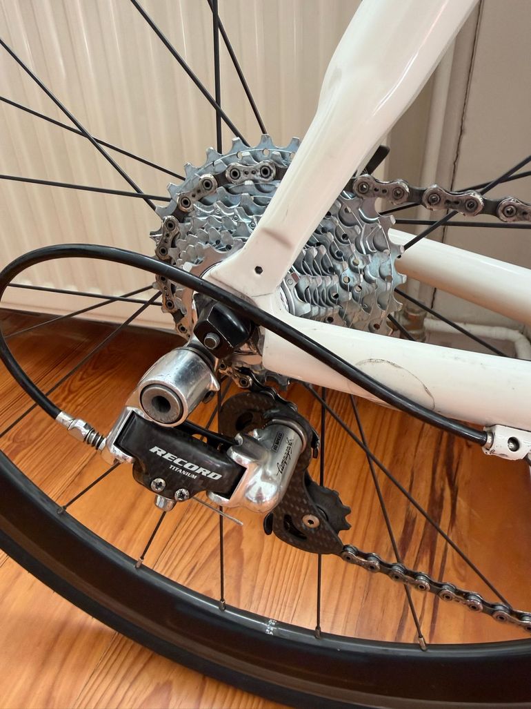 Gebrauchtes Pinarello Custom Campagnolo Record 2009 Road & Gravel, Weiß — Bild 3 von 8