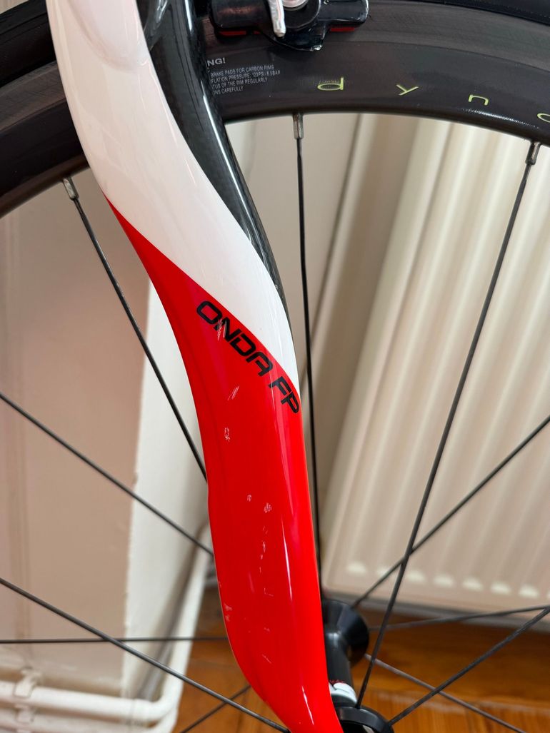Gebrauchtes Pinarello Custom Campagnolo Record 2009 Road & Gravel, Weiß — Bild 6 von 8
