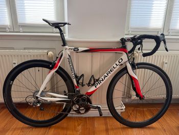 Gebrauchtes Pinarello Custom Campagnolo Record 2009 Road & Gravel, Weiß — Bild 2 von 8
