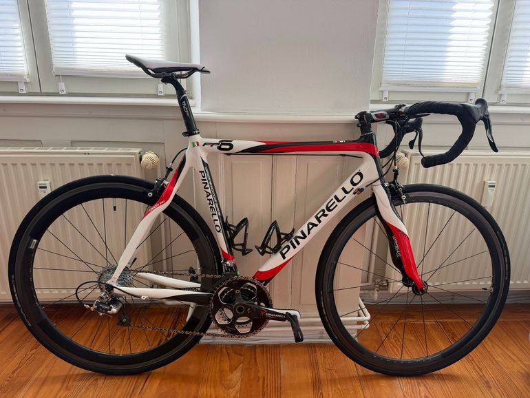 Gebrauchtes Pinarello Custom Campagnolo Record 2009 Road & Gravel, Weiß — Bild 2 von 8