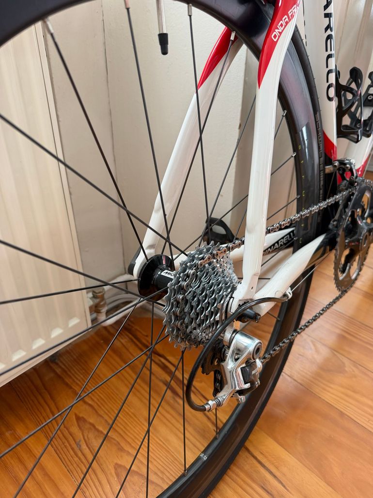 Gebrauchtes Pinarello Custom Campagnolo Record 2009 Road & Gravel, Weiß — Bild 4 von 8