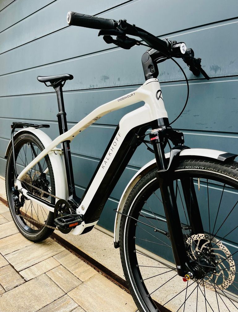 Gebrauchtes Kalkhoff Endeavour Shimano SLX Urban, Weiß — Bild 7 von 19