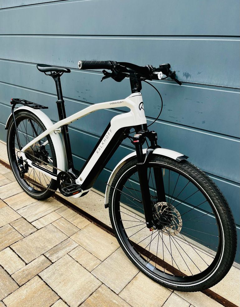 Gebrauchtes Kalkhoff Endeavour Shimano SLX Urban, Weiß — Bild 4 von 19