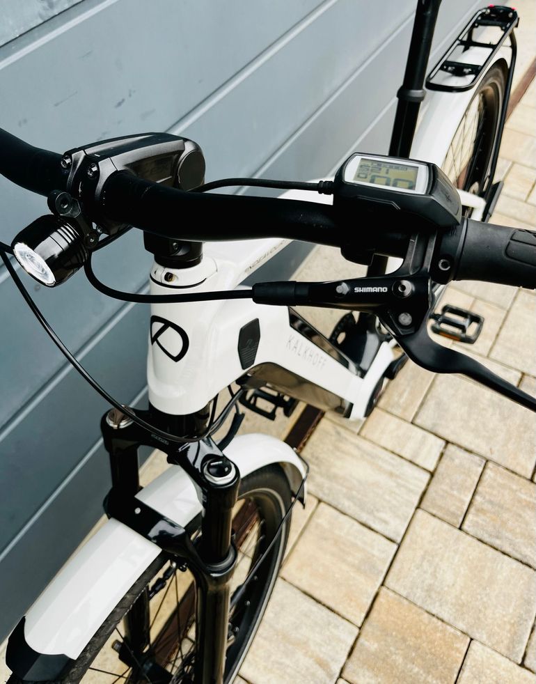 Gebrauchtes Kalkhoff Endeavour Shimano SLX Urban, Weiß — Bild 17 von 19