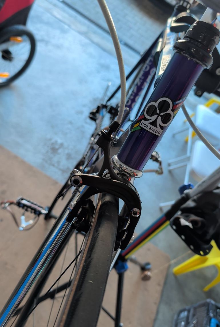 Gebrauchtes Colnago Master Campagnolo Centaur 1991 Road & Gravel, Blau — Bild 11 von 16