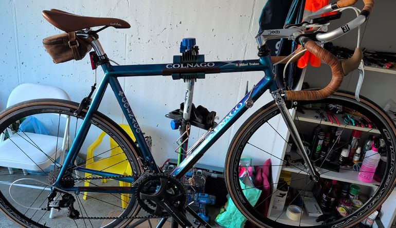 Gebrauchtes Colnago Master Campagnolo Centaur 1991 Road & Gravel, Blau — Bild 2 von 16