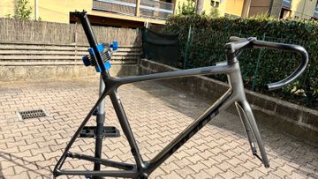 Gebrauchtes Giant TCR Advanced Disc 1 Pro Compact 2022 Frameset 2022 Road & Gravel, Schwarz — Bild 15 von 16
