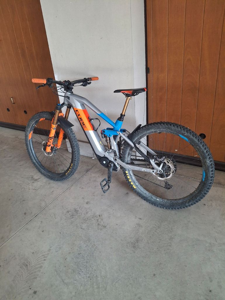 Used EBIKE CUBE Custom Shimano Deore XT 2020 Mountainbike, Light Gray — image 4 of 6