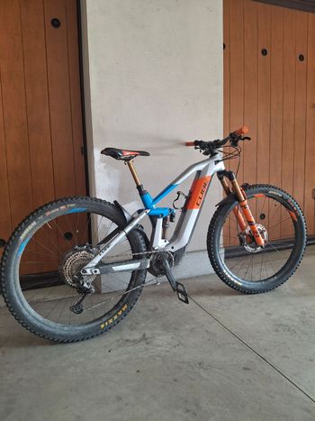 Used EBIKE CUBE Custom Shimano Deore XT 2020 Mountainbike, Light Gray — image 2 of 6