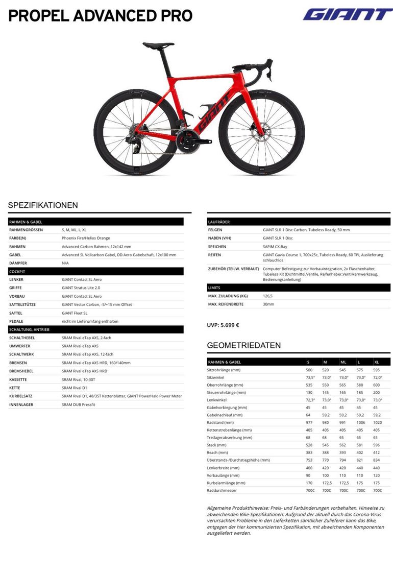 Brugt Giant Propel Advanced Pro 1 2023 2023 Road & Gravel — billede 12 af 12
