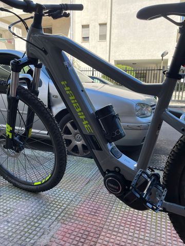 Used Haibike HardNine 6 2024 2024 Mountainbike, Light Gray, 29 — image 10 of 13