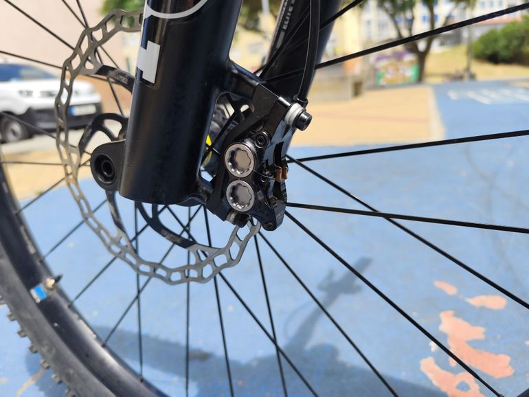 Gebrauchtes Olympia Karbo 2024 Mountainbike, Schwarz — Bild 5 von 8