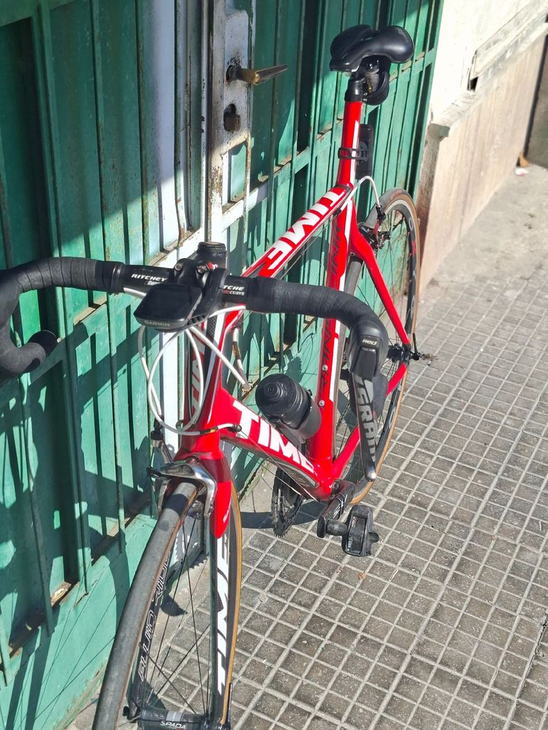 Gebrauchtes Time Custom SRAM Red 2011 Road & Gravel, Rot — Bild 4 von 9