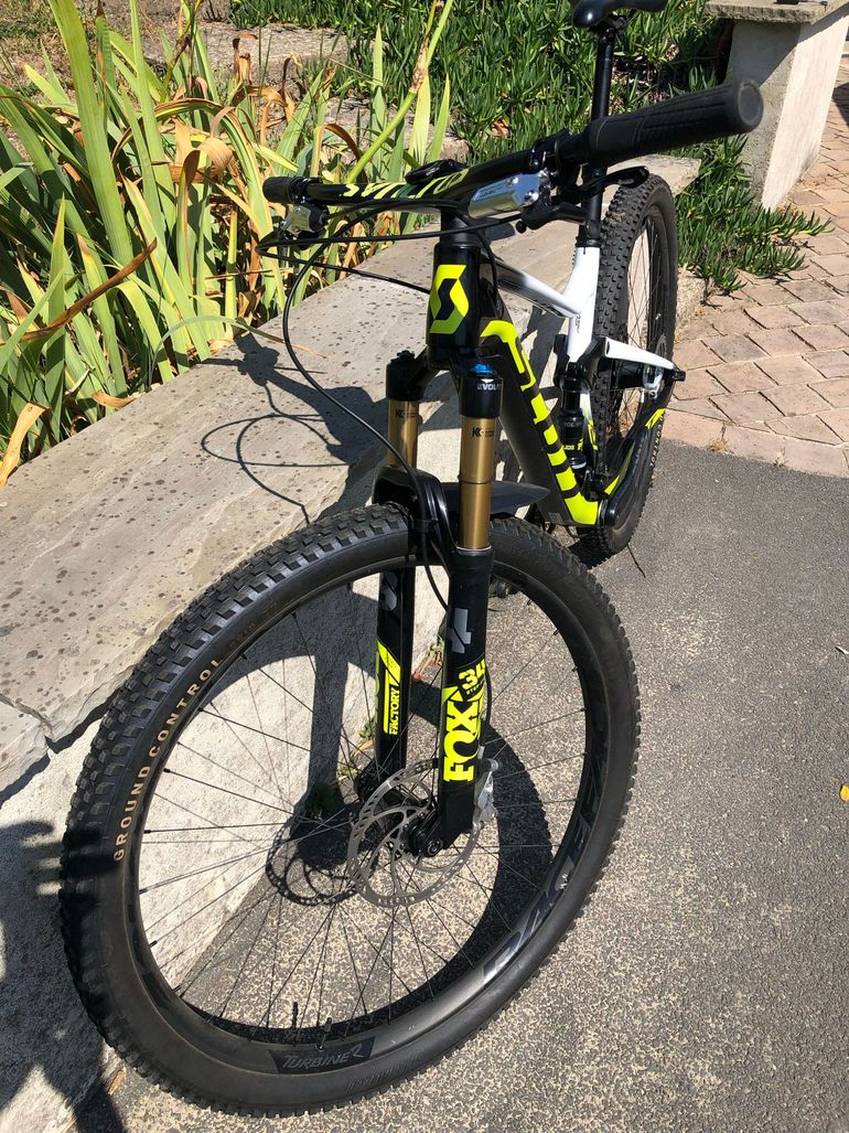 Used Scott Spark SRAM GX Eagle AXS 2019 Mountainbike, White — image 2 of 5