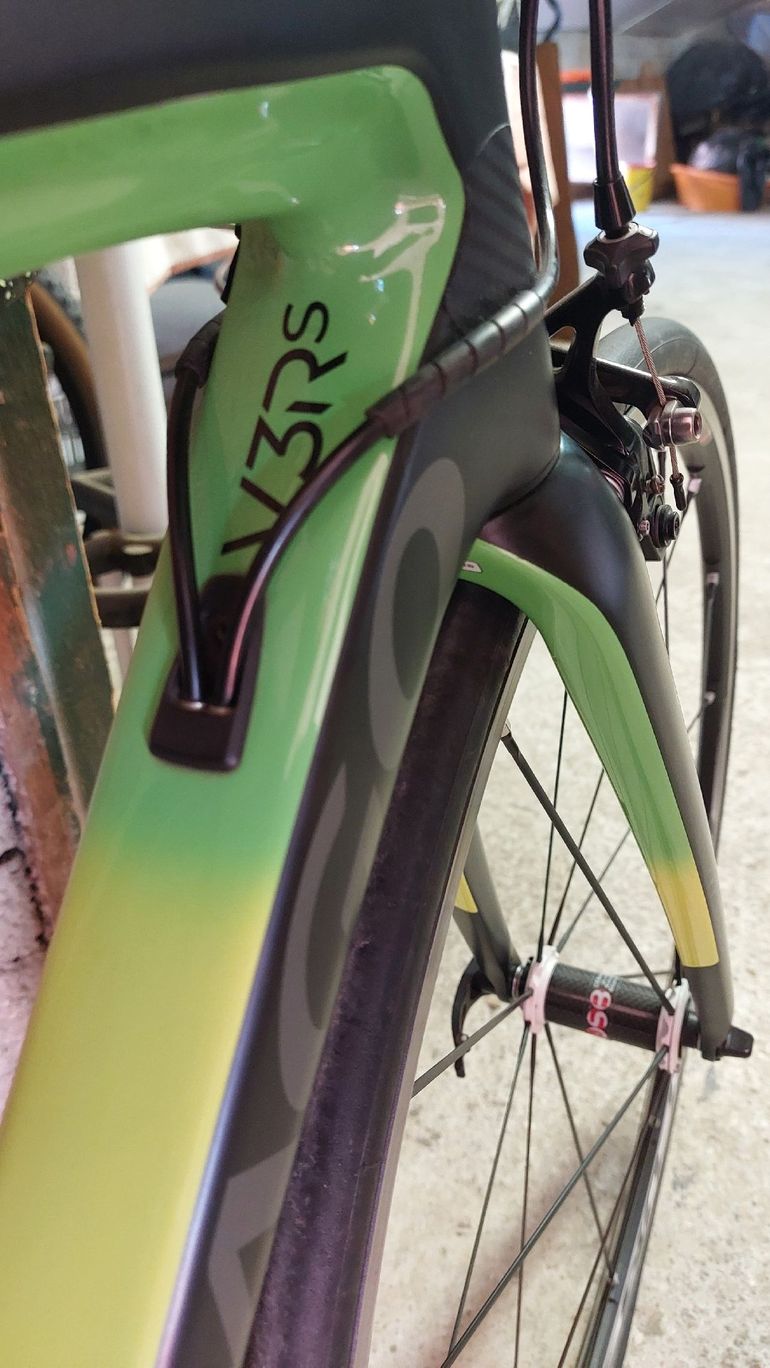 Used Colnago V3-rs Campagnolo Super Record 2021 Road & Gravel, Green — image 7 of 7