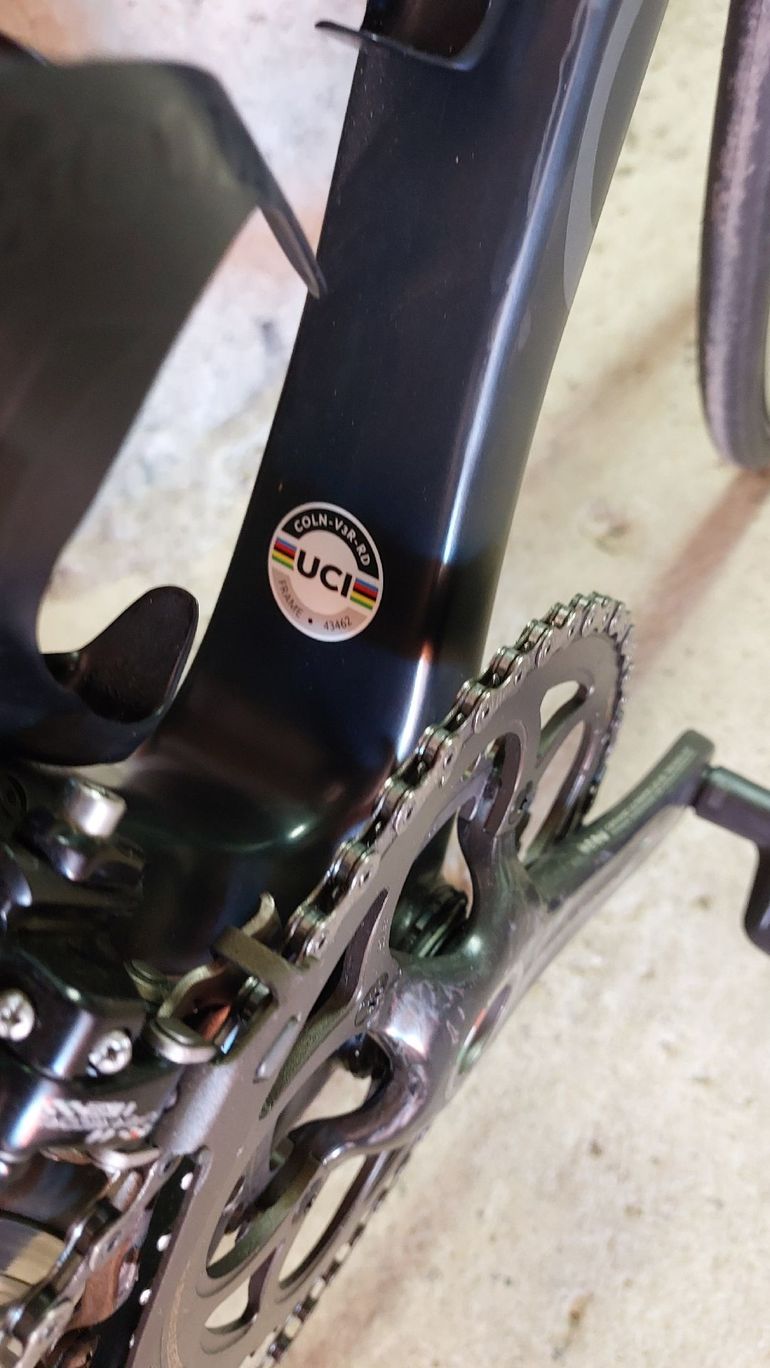 Used Colnago V3-rs Campagnolo Super Record 2021 Road & Gravel, Green — image 6 of 7