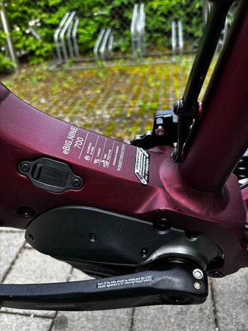 Merida eBIG.NINE 700 2023 2023 Mountainbike usato, Rosso — immagine 24 di 25