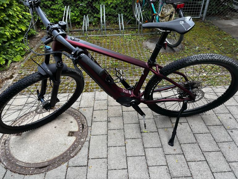 Merida eBIG.NINE 700 2023 2023 Mountainbike usato, Rosso — immagine 6 di 25