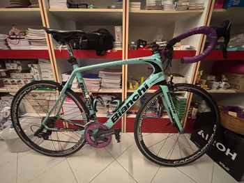 Brugt Bianchi Infinito CV Chorus 2016 2016 Road & Gravel — billede 24 af 29