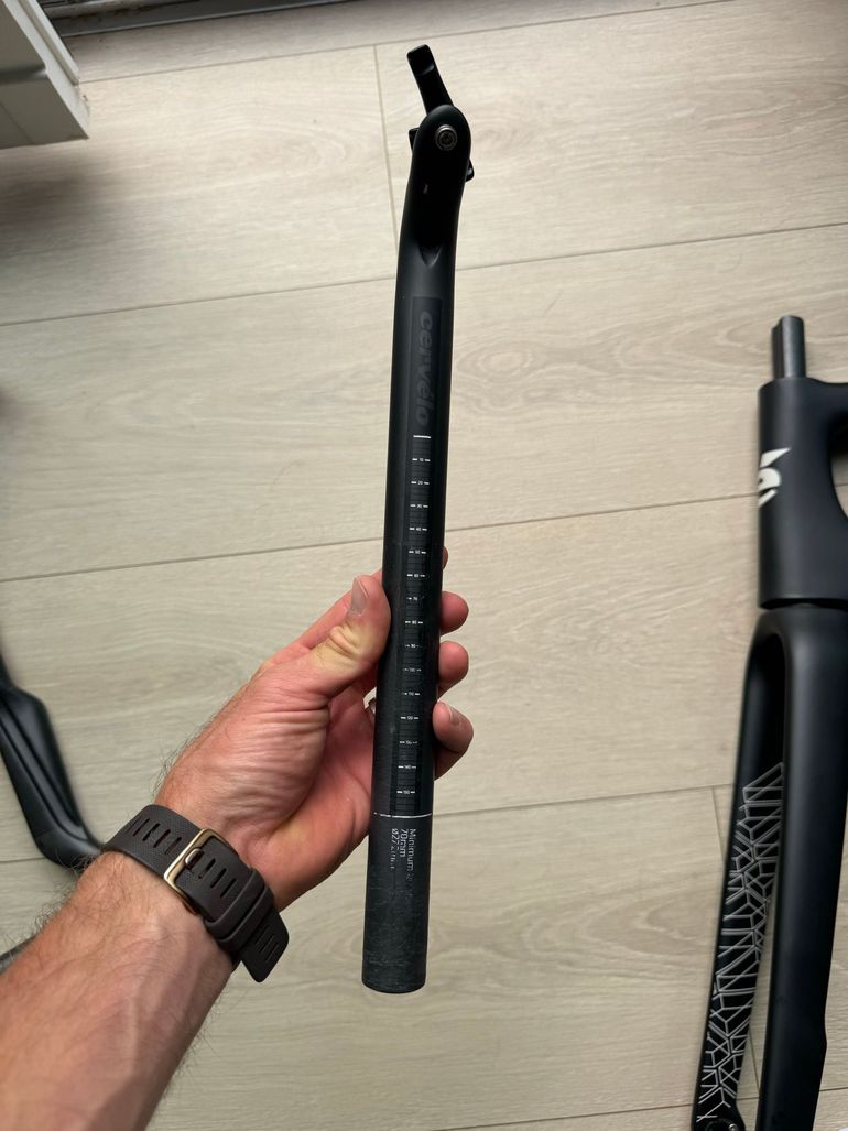Gebrauchtes Cervélo Aspero Frameset 2024 Road & Gravel, Schwarz — Bild 5 von 8