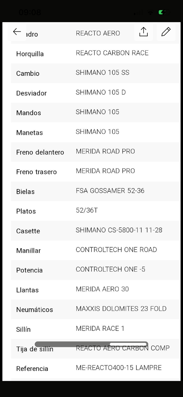 Brugt Merida REACTO 400 2020 2020 Road & Gravel — billede 4 af 4