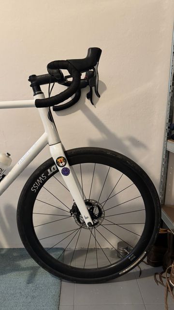 FabricBike Custom SRAM Force eTap AXS 2025 Road & Gravel usato, Bianco — immagine 6 di 7