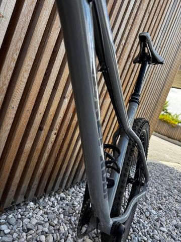 Used Nukeproof Scout 275 Frame Only 2021 Frameset 2021 Mountainbike, Light Gray, 27.5 — image 4 of 4