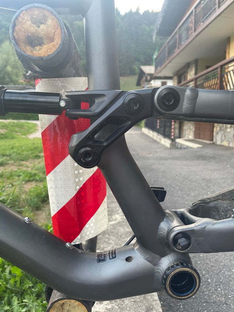 Used Specialized Status 160 Frameset 2021 Frameset 2021 Mountainbike, Light Gray, 29, 27.5 — image 11 of 20