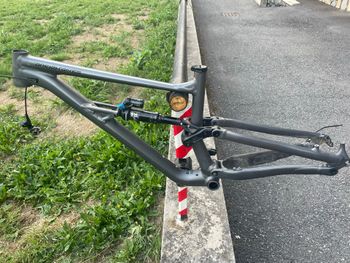 Used Specialized Status 160 Frameset 2021 Frameset 2021 Mountainbike, Light Gray, 29, 27.5 — image 2 of 20