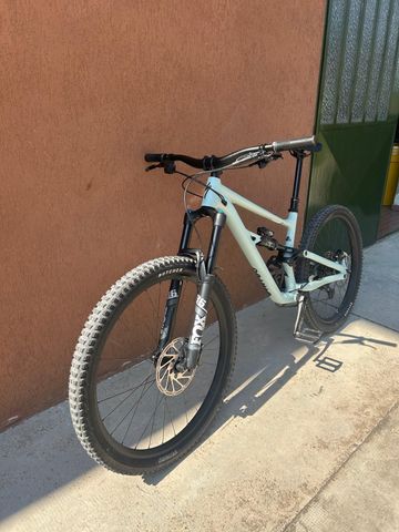 Used Specialized Status 160 2022 2022 Mountainbike, Blue, 29 — image 9 of 22