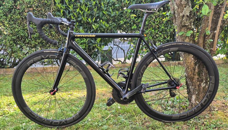 Gebrauchtes Cannondale Supersix SRAM Red eTap 2019 Road & Gravel, Schwarz — Bild 2 von 4
