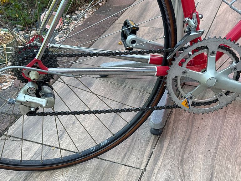 Gebrauchtes Andere Marke Custom Shimano 105 1990 Road & Gravel, Rot — Bild 3 von 6