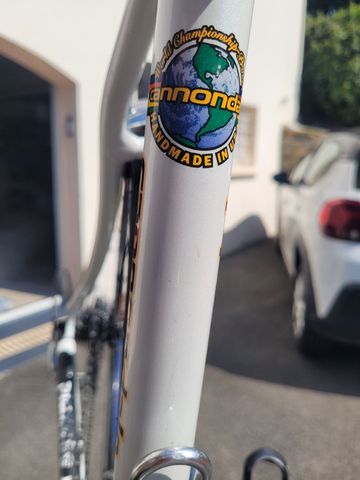 Used Cannondale Custom Shimano Ultegra 2002 Road & Gravel, White — image 9 of 35