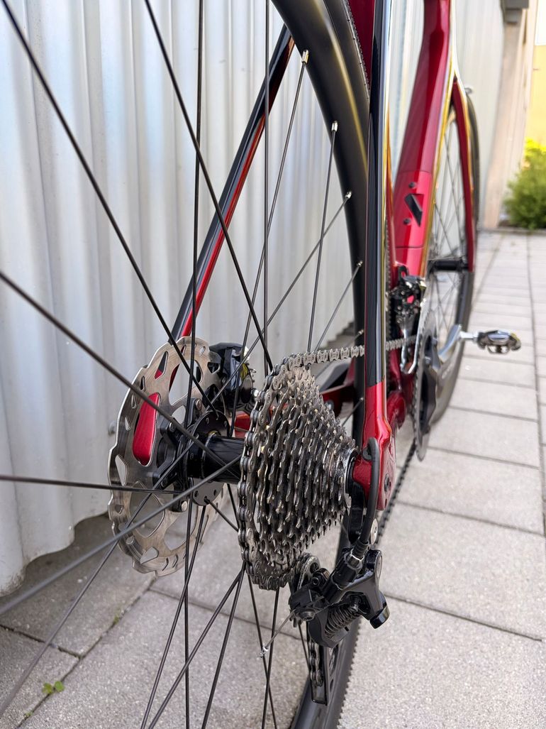 Trek Domane SL 5 2020 2020 Road & Gravel usato, Rosso — immagine 7 di 15