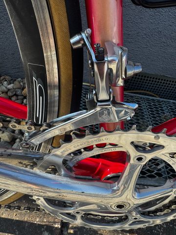 Used Hinault Custom Campagnolo Chorus 1990 Road & Gravel, Red — image 20 of 21