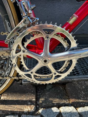 Used Hinault Custom Campagnolo Chorus 1990 Road & Gravel, Red — image 19 of 21