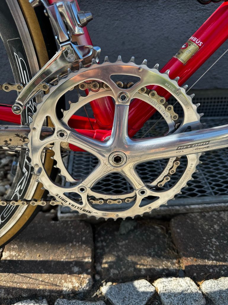Used Hinault Custom Campagnolo Chorus 1990 Road & Gravel, Red — image 19 of 21