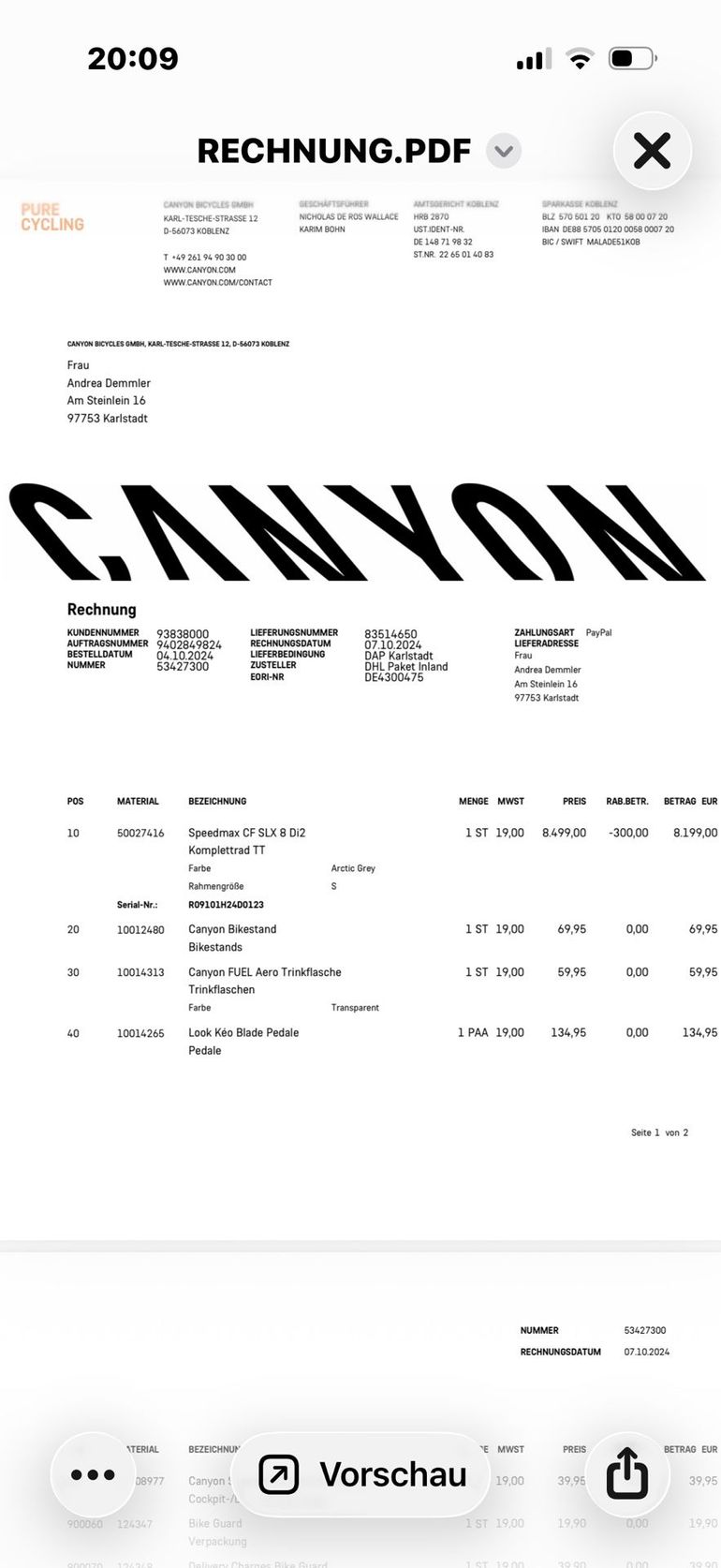 Brugt Canyon Speedmax CF SLX 8 Di2 2024 Road & Gravel — billede 14 af 22