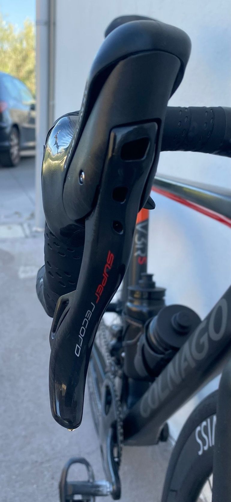 Gebrauchtes Colnago V3-rs Campagnolo Super Record EPS 2023 Road & Gravel, Schwarz — Bild 9 von 9