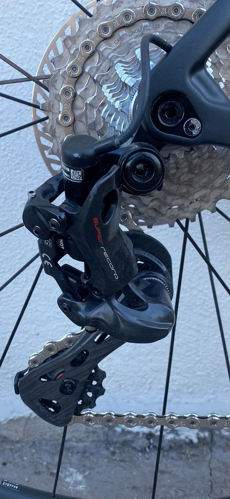 Gebrauchtes Colnago V3-rs Campagnolo Super Record EPS 2023 Road & Gravel, Schwarz — Bild 6 von 9