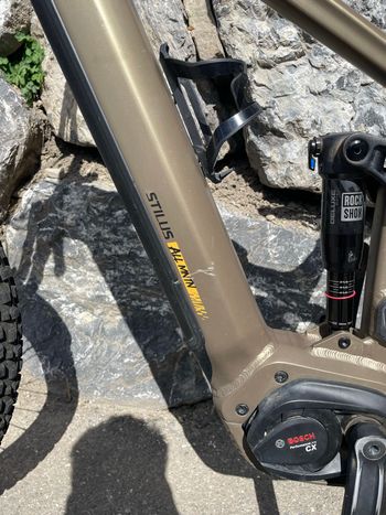 Used DECATHLON Stilus SRAM SX Eagle 2022 Mountainbike, Orange — image 9 of 10