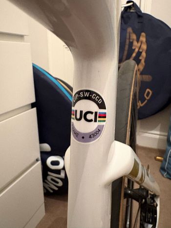 Used Specialized Tarmac Frameset 2024 Road & Gravel, White — image 7 of 8