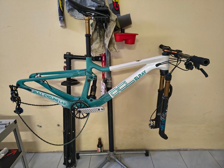 Elray BCL Ruo Custom SRAM XX1 2023 Mountainbike usato, Bianco — immagine 2 di 9