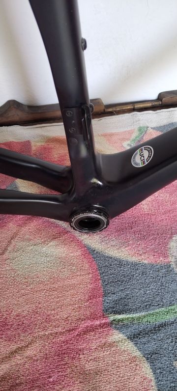 Used Colnago V3-RS Disc Frameset 2021 Frameset 2021 Road & Gravel, Black — image 2 of 13