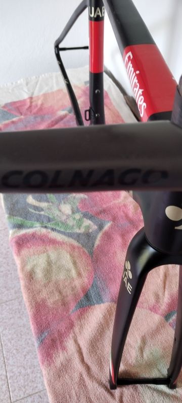 Used Colnago V3-RS Disc Frameset 2021 Frameset 2021 Road & Gravel, Black — image 8 of 13
